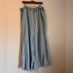 Cider Sky Blue Drawstring Pants